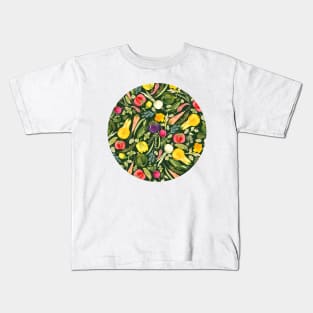 Vegan watercolor | Eat the Rainbow Kids T-Shirt